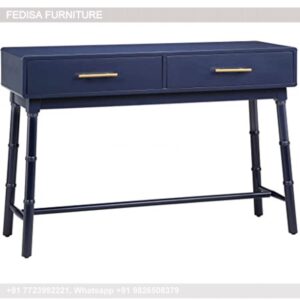 Mahogany Console Table With Drawers Floating Entry Table Live Edge Wood Console Table