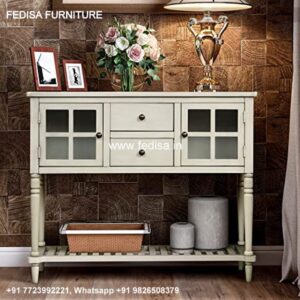 Hampton Style Console Table Floating Entry Table Live Edge Wood Console Table