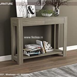 Neligh 72 Console Table Floating Entry Table Live Edge Wood Console Table