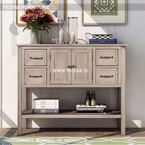 52 Inch Console Table Beige Console Table Foyer Entry Table