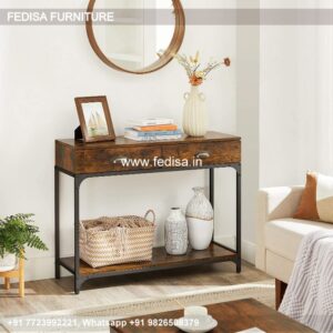 Semi Circle Hall Table 122 Inch Sofa Table White Foyer Table