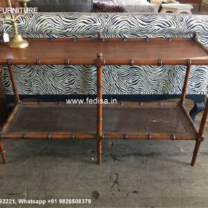 Ming Console Table Floating Entry Table Live Edge Wood Console Table