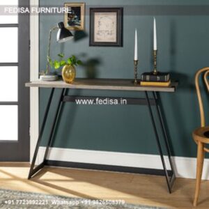 Driftwood Entry Table Chunky Console Table Shagreen Console