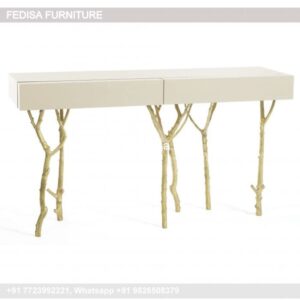 Huddleston Console Table Floating Entry Table Live Edge Wood Console Table