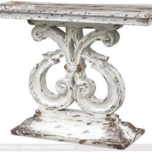 Plant Console Table Chunky Console Table Shagreen Console