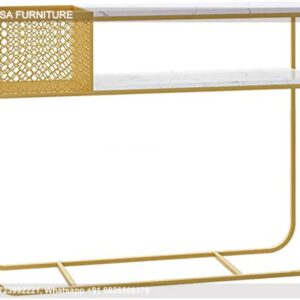 White Mirrored Console Table Low Profile Console Table Short Sofa Table