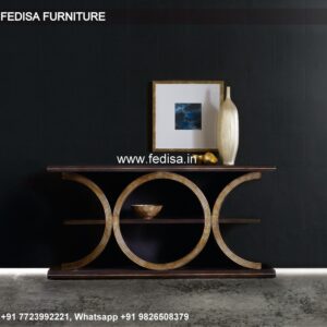 Queen Anne Console Table Grasscloth Console Dark Blue Console Table