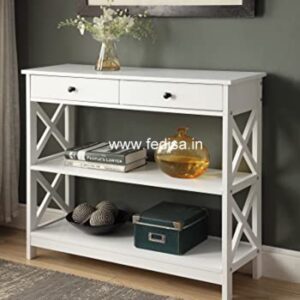 Light Wood Entry Table Low Profile Console Table Short Sofa Table