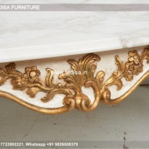 Marble Top Entryway Table Antique Brass Console Table Walker Edison Console Table