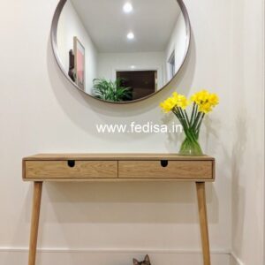 Carved Wood Console Table Low Profile Console Table Short Sofa Table