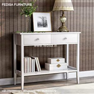 Haverhill Console Table Floating Entry Table Live Edge Wood Console Table