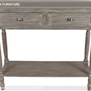 Concrete Top Console Table Coffee Console Table Display Console Table