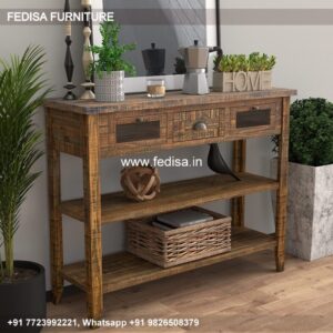 Foyer Table With Drawers Coffee Console Table Display Console Table