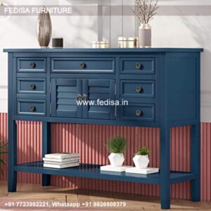 Antique Half Moon Table Low Profile Console Table Short Sofa Table