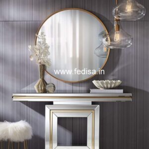 Low Sofa Table White Metal Console Table Vintage Entry Table