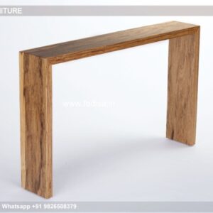 Industrial Sofa Table Beige Console Table Foyer Entry Table