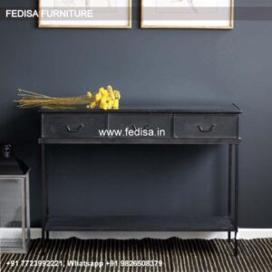 Espresso Console Table Antique Brass Console Table Walker Edison Console Table