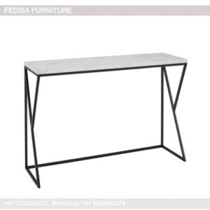 Concrete Console Table Chunky Console Table Shagreen Console