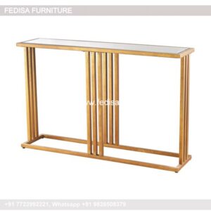 Wood Console Table Low Profile Console Table Short Sofa Table