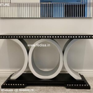 Jesse Console Table Half Circle Entryway Table Tv Stand With Matching End Tables