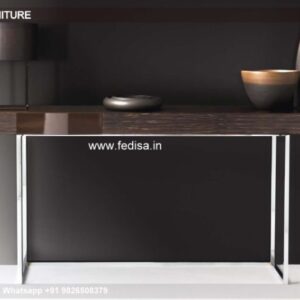 Arlo Console Table Mission Style Console Table Solid Wood Entry Table