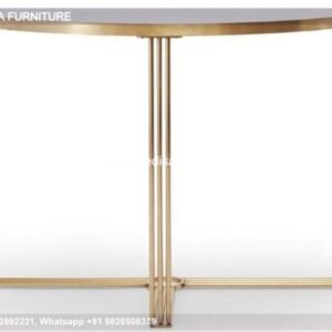 White And Gold Entry Table Berkshire Console Table Gubi Ts Console