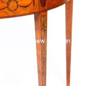 Whitewash Entry Table Mango Wood Console Slimline Hall Table