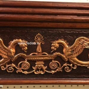 Faux Marble Top Console Table Half Round Entry Table Unfinished Sofa Table