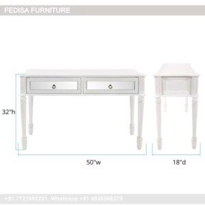 44 Inch Console Table Console Table With Drawers And Shelves Entrance Table With Drawers