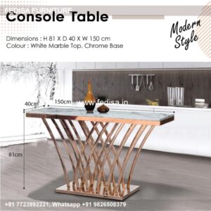 White Marble Console Manuel Console Table 122 Console Table