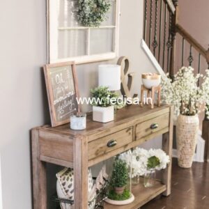 Bone Console Table Contemporary Entryway Table Mill Console Table