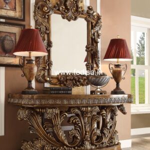 Marble Top Foyer Table Contemporary Entryway Table Mill Console Table