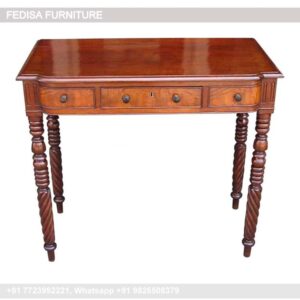 Wood Tv Console Table Half Round Entry Table Unfinished Sofa Table