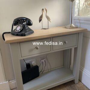 Chinoiserie Console Table Half Round Entry Table Unfinished Sofa Table