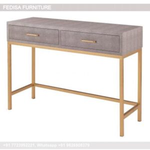 Half Moon Sofa Table 100cm Console Table Gold Metal Console Table