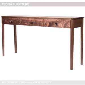 96 Inch Console Table Half Round Entry Table Unfinished Sofa Table