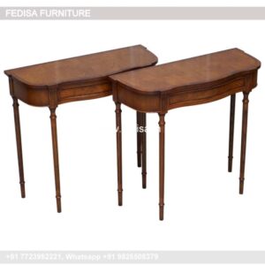 10 Inch Console Table Half Circle Entryway Table Tv Stand With Matching End Tables