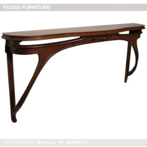 Console Shelf Table Mission Style Console Table Solid Wood Entry Table