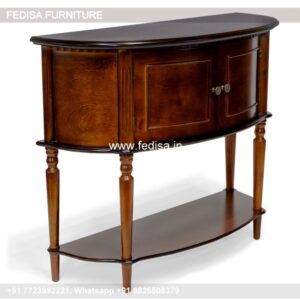 32 Console Table Half Round Entry Table Unfinished Sofa Table