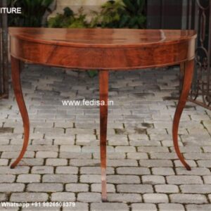 Minimalist Console Table Half Circle Entryway Table Tv Stand With Matching End Tables