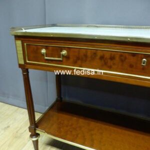Entry Hall Table 100cm Console Table Gold Metal Console Table