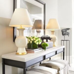 X Style Entryway Table Sofa Table With Bar Stools Distressed White Console Table