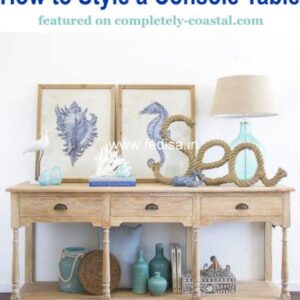 White Storage Console Half Moon Console Small Modern Console Table