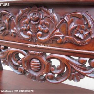 Hand Painted Console Table Distressed Wood Console Table Arianna Console Table