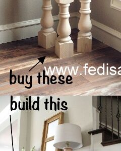 200cm Console Table Mission Style Sofa Table Sofa With Drop Down Table