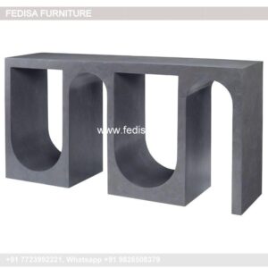 White High Gloss Hall Table Solid Wood Sofa Table Pippard Console Table