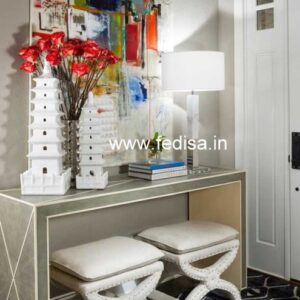 Double X Console Table Half Moon End Table Hemnes Console