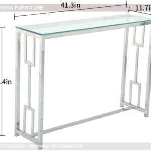 Arsenault Urban Console Table Console Table With Stools Underneath Gold Console Table With Drawers