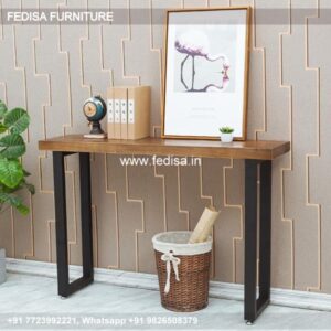 120cm Console Table White And Wood Console Table Unusual Console Tables