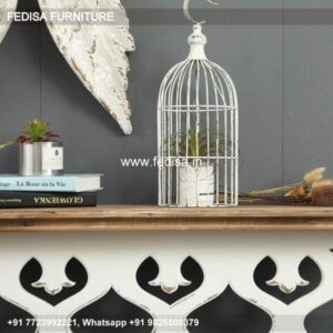 Gold Foyer Table Distressed Wood Console Table Arianna Console Table